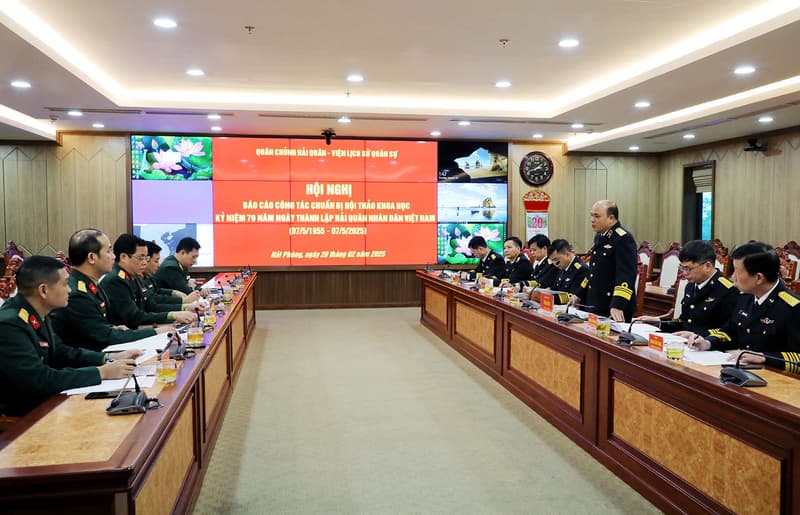 Khẩn trương chuẩn bị cho Hội thảo khoa học kỷ niệm 70 năm thành lập Quân chủng