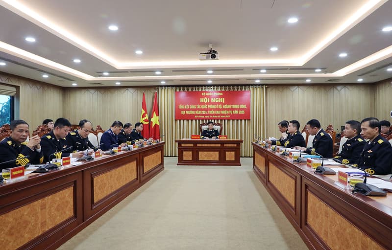 Tổng kết công tác quốc phòng ở bộ, ngành trung ương, địa phương năm 2024