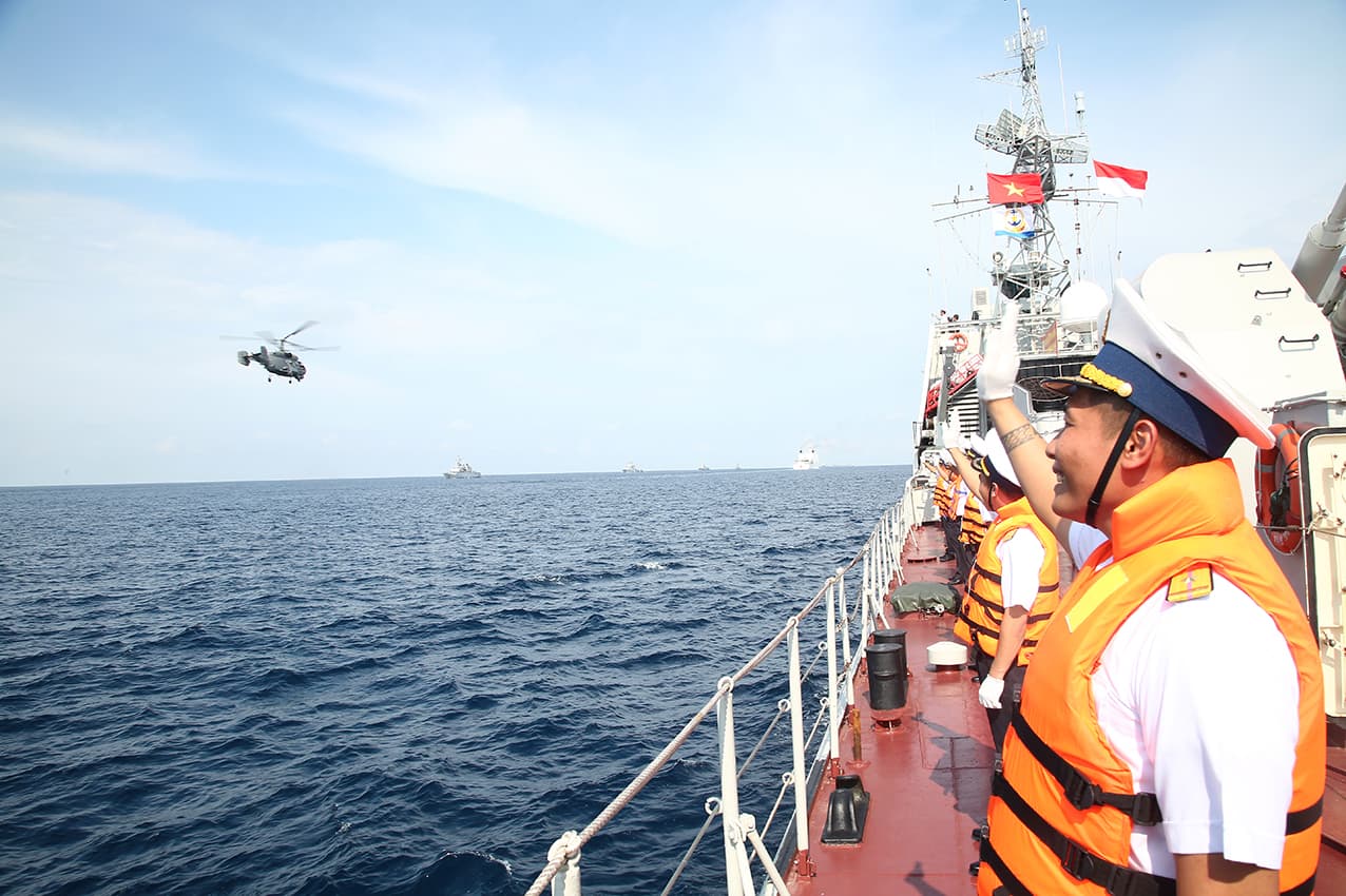 Tàu 09 hoàn thành các nội dung Diễn tập Hải quân đa phương Komodo 2025