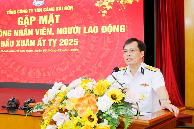 Tổng công ty Tân cảng Sài Gòn gặp mặt khai Xuân Ất Tỵ 2025