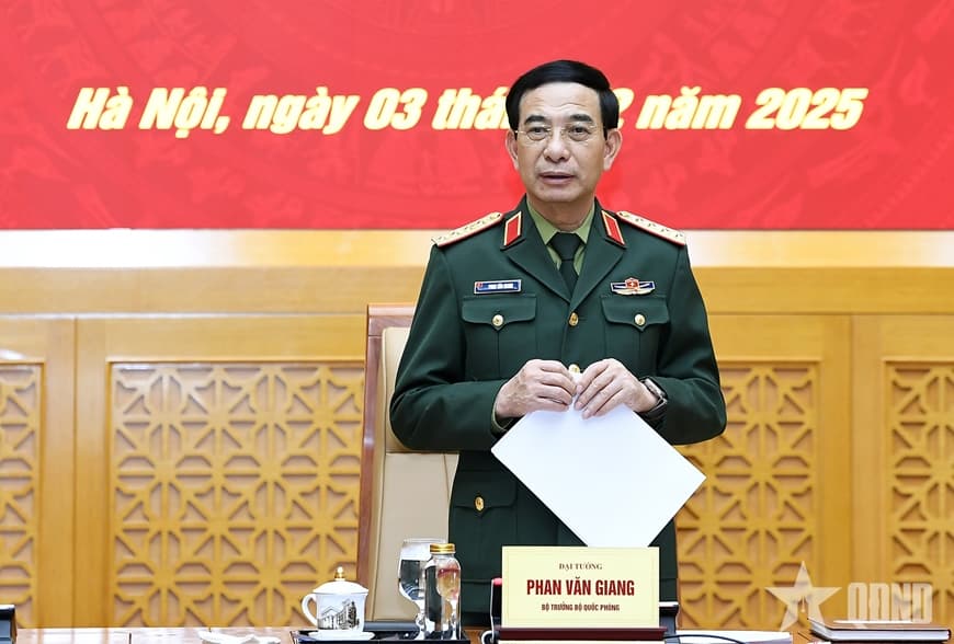 Đại tướng Phan Văn Giang chủ trì Hội nghị Ban chỉ đạo phát triển khoa học, công nghệ, đổi mới sáng tạo và chuyển đổi số trong Quân đội