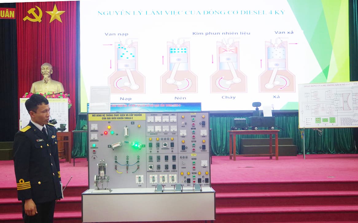 Lữ đoàn 679 thi giáo án, mô hình học cụ năm 2025