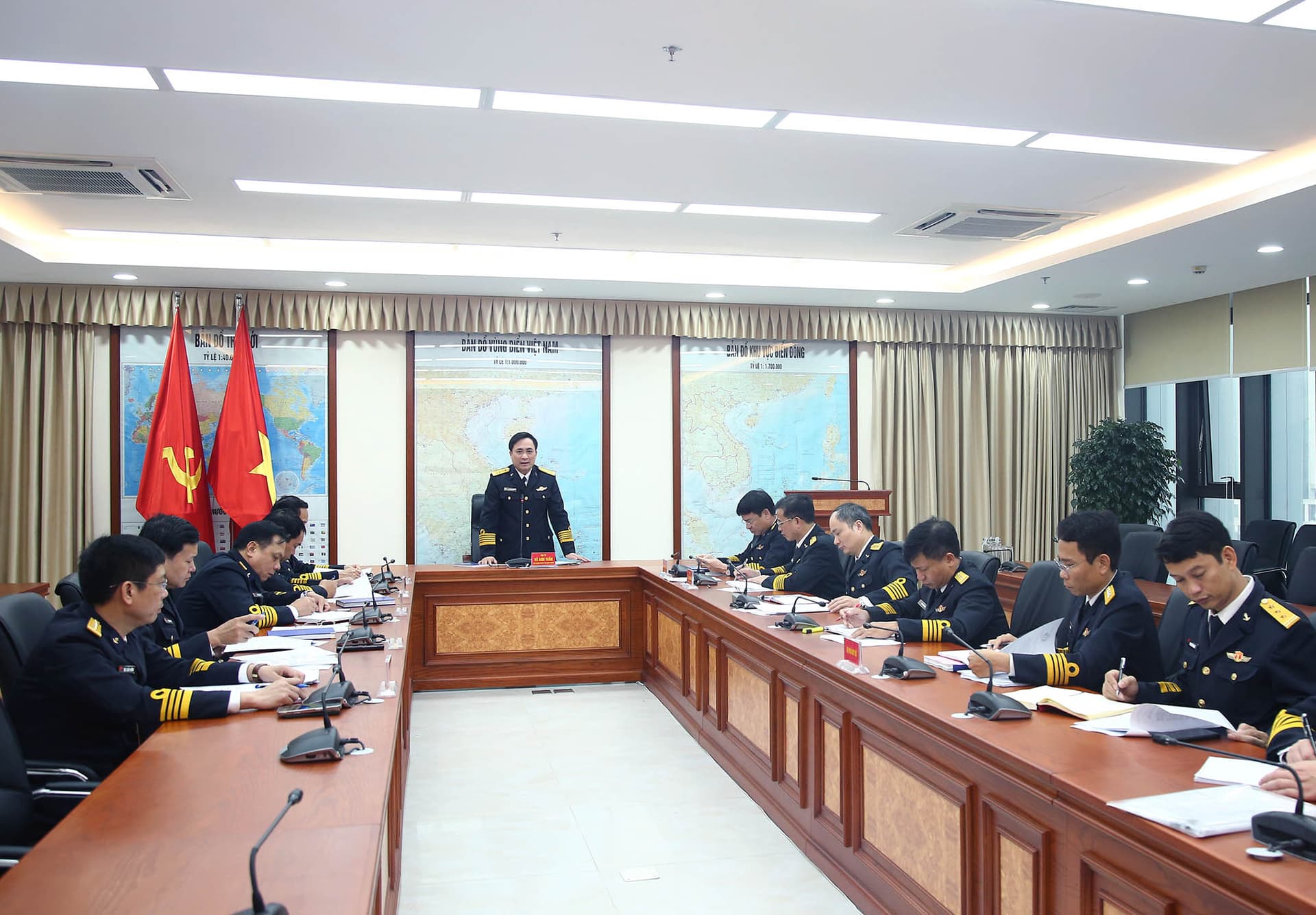 Hội nghị cơ quan thường trực Tiểu ban Văn kiện Đại hội Đảng bộ Quân chủng Hải quân lần thứ XIV