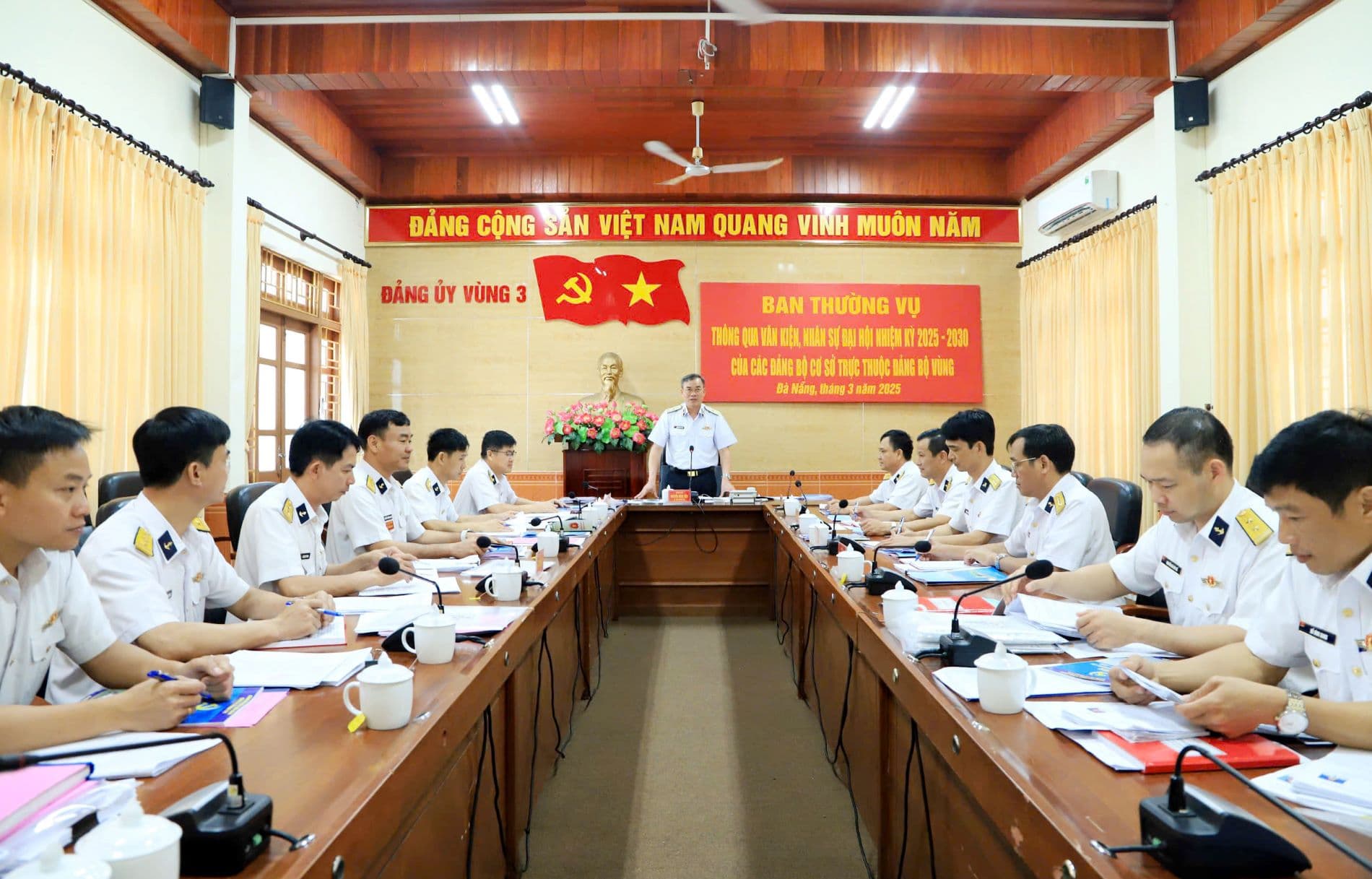 Đảng uỷ Vùng 3 thông qua công tác chuẩn bị đại hội cho các đảng bộ cơ sở trực thuộc