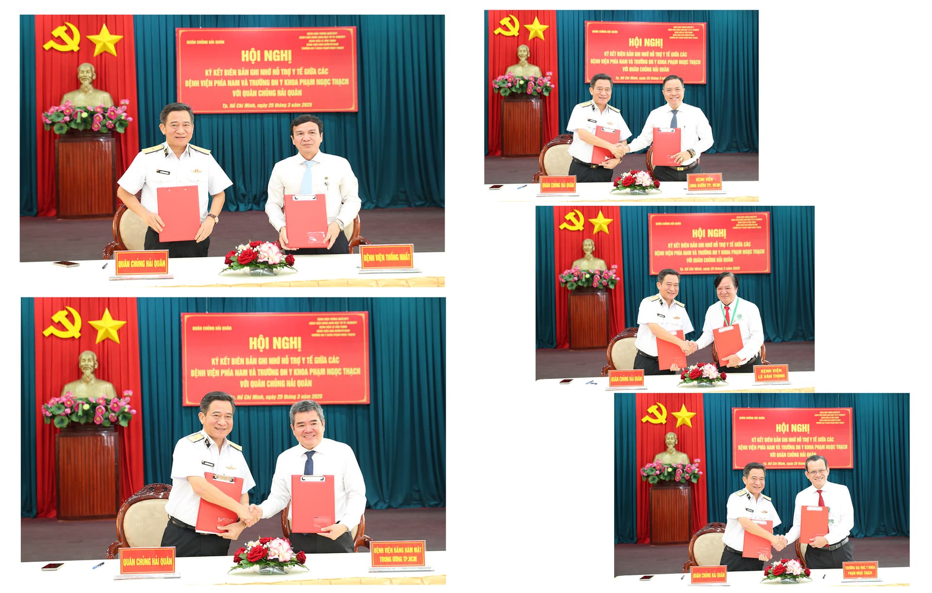 Quân chủng Hải quân và các bệnh viện phía Nam, Trường Đại học Y khoa Phạm Ngọc Thạch: Ký kết hỗ trợ y tế