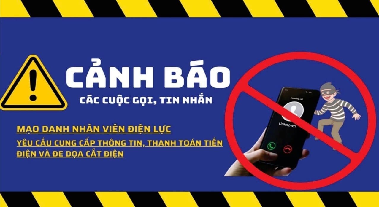 Cảnh báo thủ đoạn giả mạo EVN để lừa đảo khách hàng