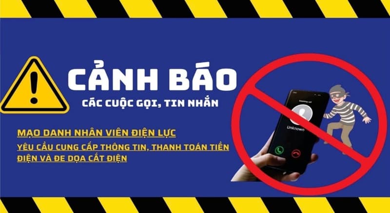 Cảnh báo thủ đoạn giả mạo EVN để lừa đảo khách hàng