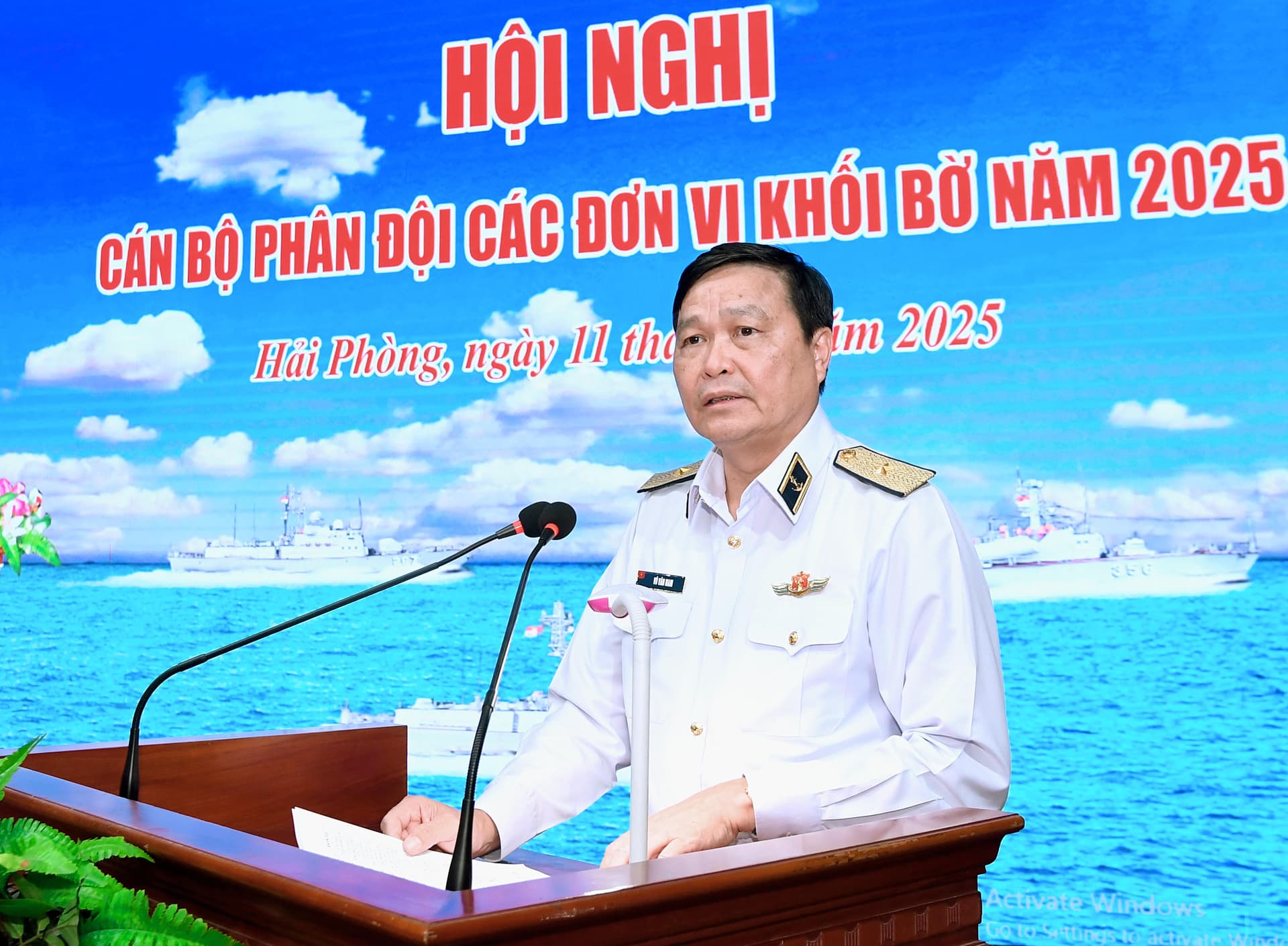 Vùng 1 Hải quân: Phát huy vai trò, trách nhiệm cán bộ cấp phân đội đơn vị khối bờ