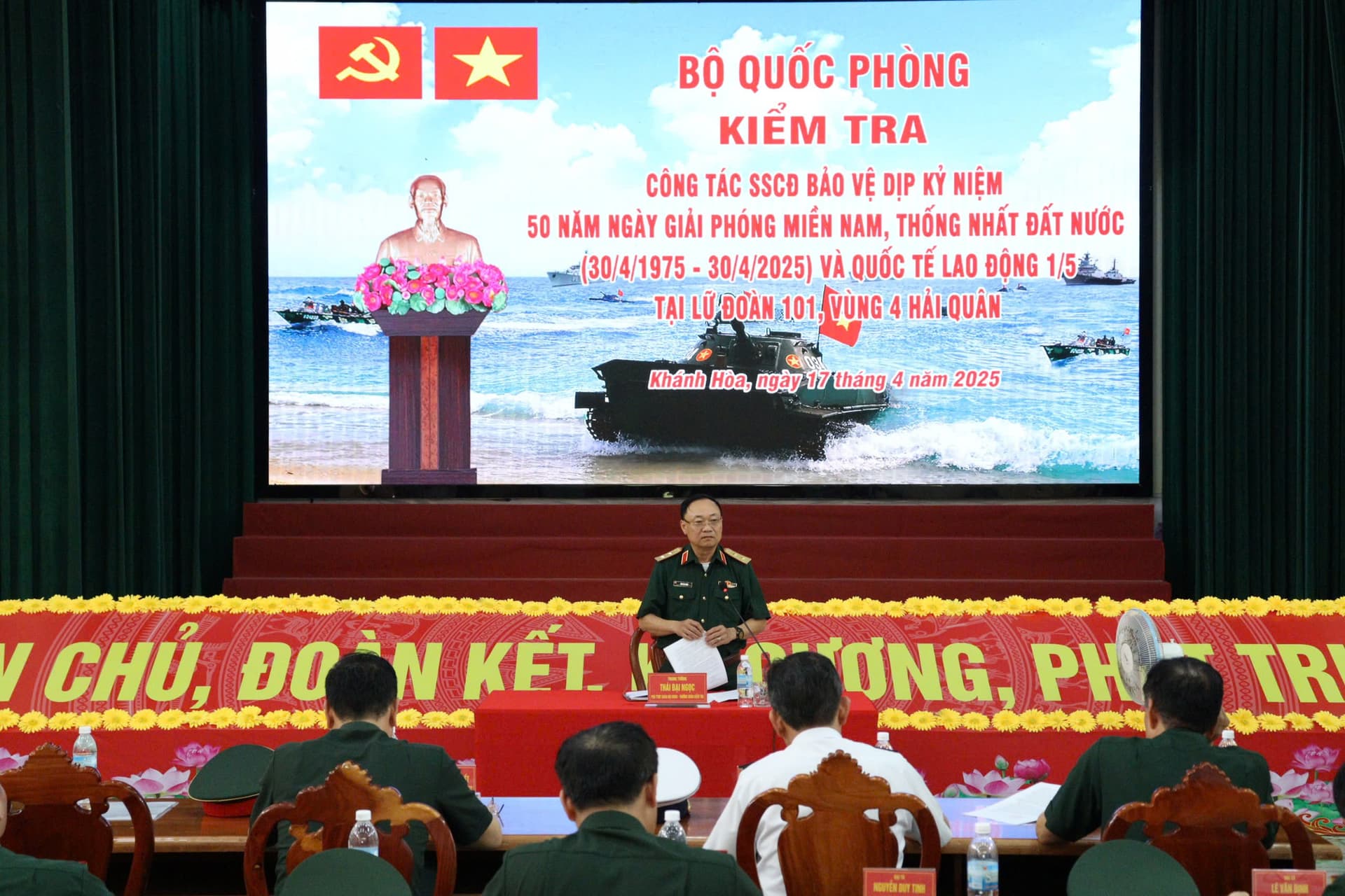 Bộ Quốc phòng kiểm tra công tác sẵn sàng chiến đấu tại Lữ đoàn 101