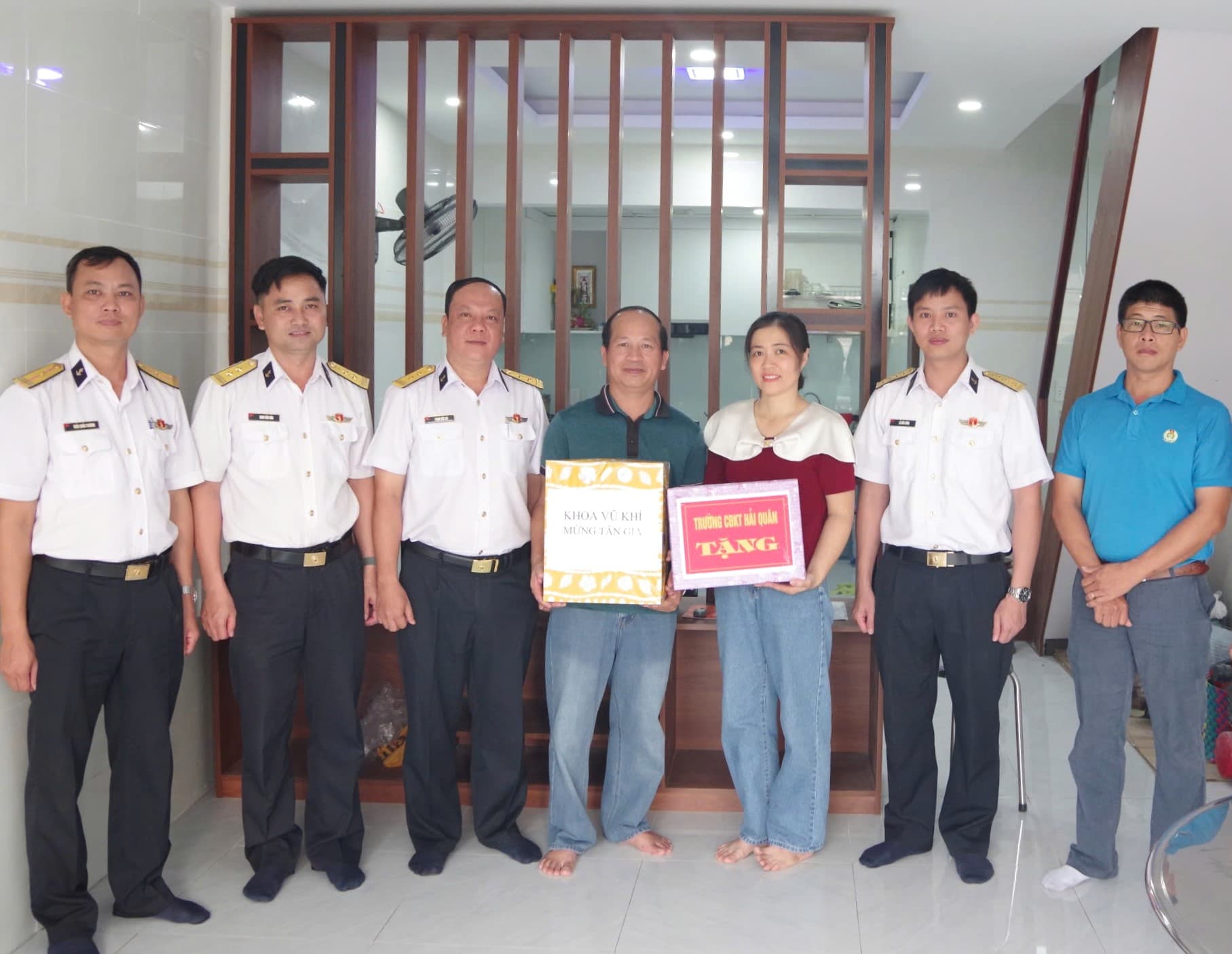 Trường Cao đẳng Kỹ thuật Hải quân: Khánh thành, bàn giao nhà đồng đội tại tỉnh Bình Dương