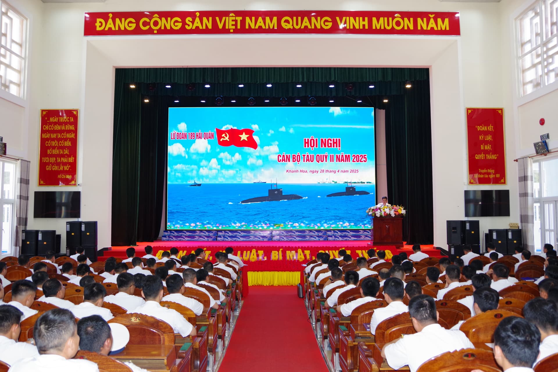 Lữ đoàn 189: Hội nghị cán bộ tàu Quý II năm 2025