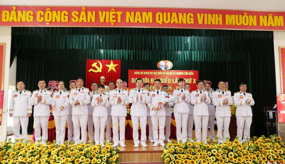 Đảng bộ Đoàn Đo đạc biên vẽ hải đồ và nghiên cứu biển Đại hội đại biểu nhiệm kỳ 2025-2030