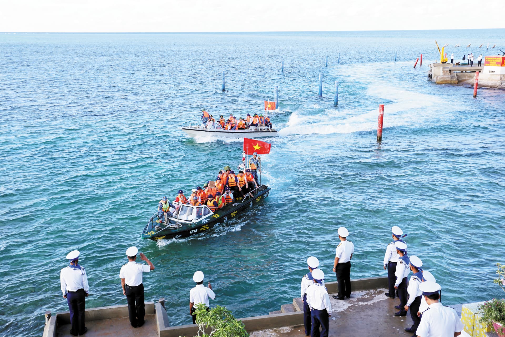 Báo chí đồng hành với bộ đội Hải quân bảo vệ chủ quyền biển đảo