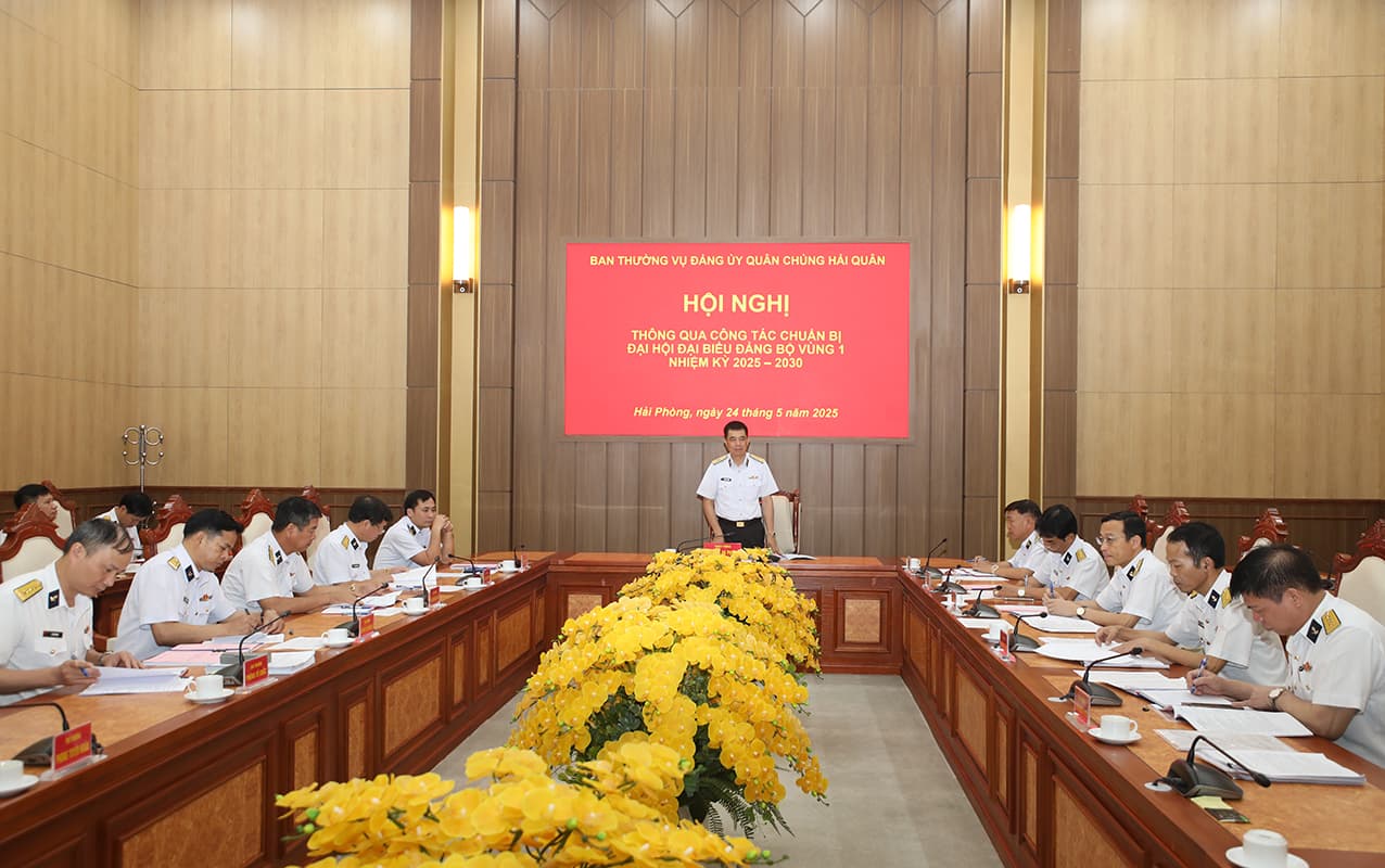 Đảng bộ Vùng 1 Hải quân chuẩn bị tốt các nội dung Đại hội đại biểu lần thứ XIII