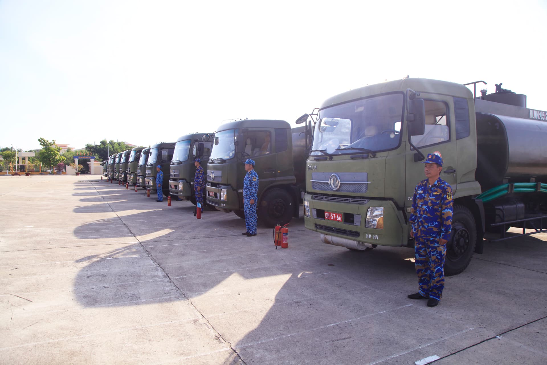 Các đơn vị Hải quân khu vực Khánh Hoà tập huấn ngành xăng dầu