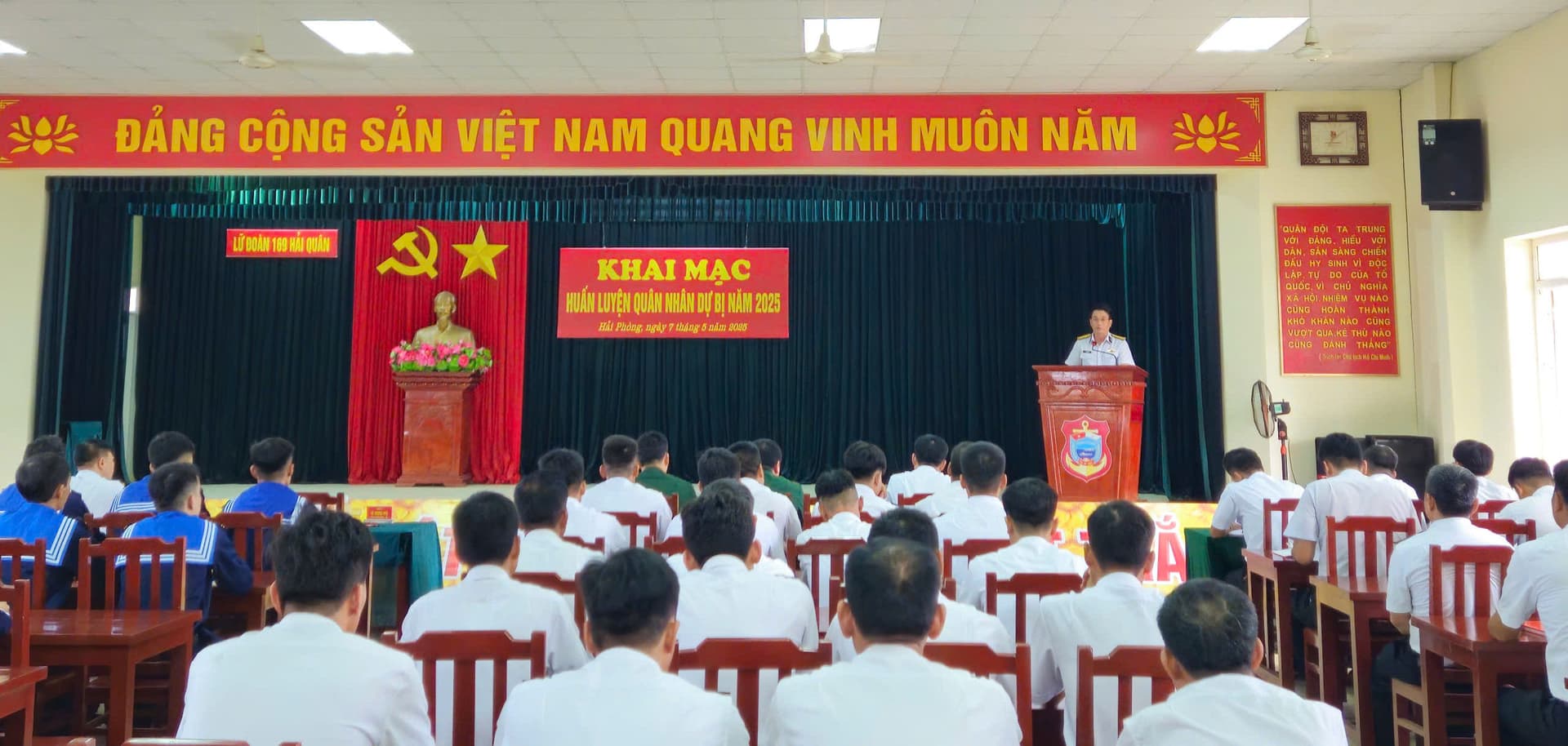 Lữ đoàn 169 khai mạc lớp huấn luyện quân nhân dự bị năm 2025
