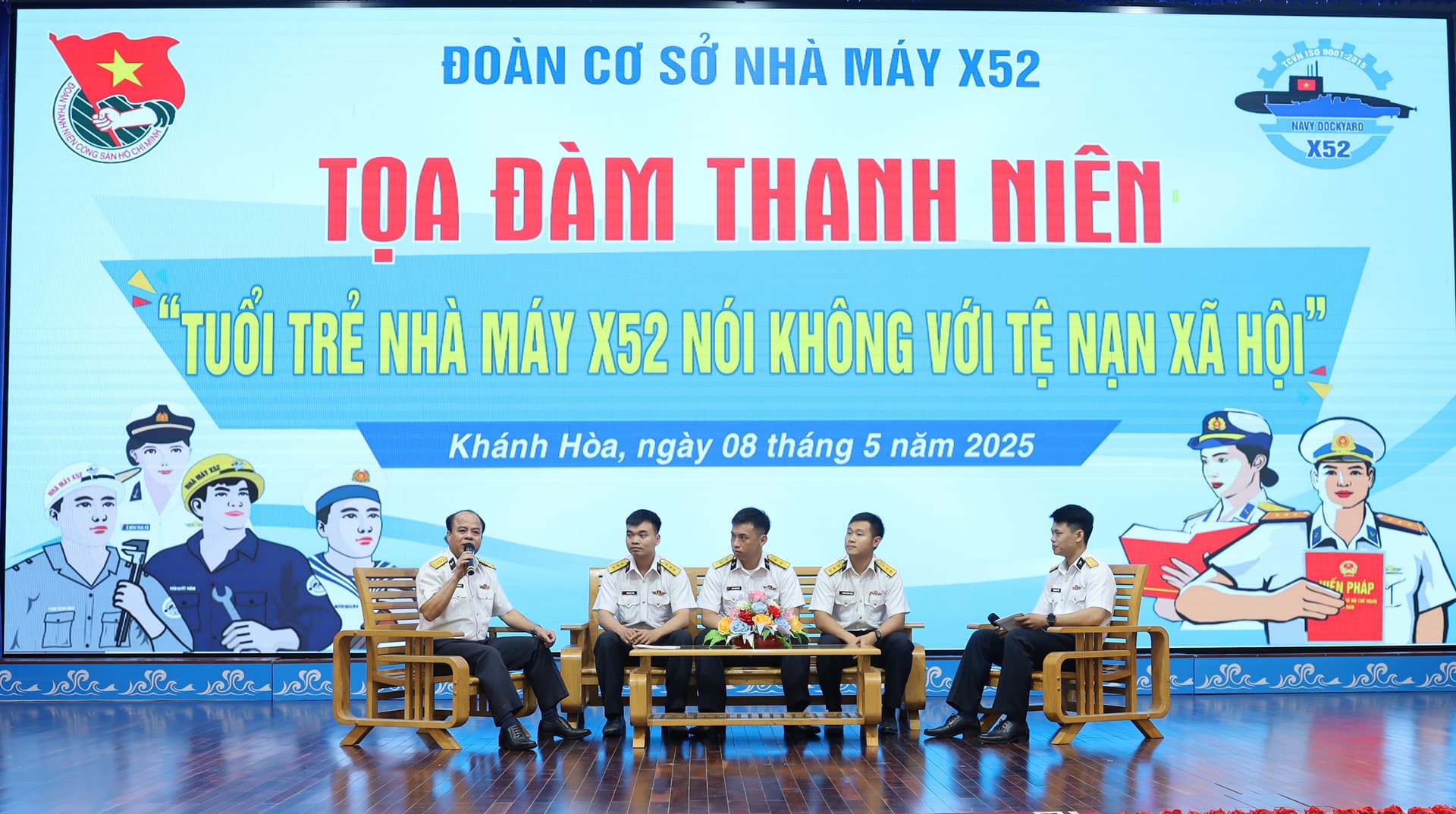 Tuổi trẻ Nhà máy X52 tọa đàm thanh niên