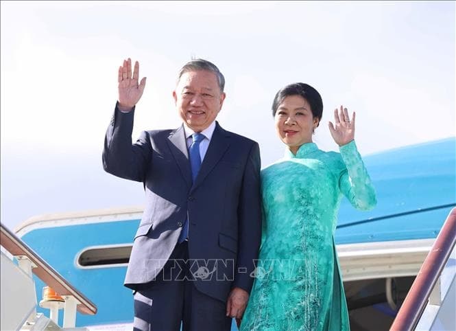 Tổng Bí thư Tô Lâm bắt đầu thăm chính thức Liên bang Nga và dự Lễ kỷ niệm 80 năm Ngày Chiến thắng trong Chiến tranh Vệ quốc vĩ đại