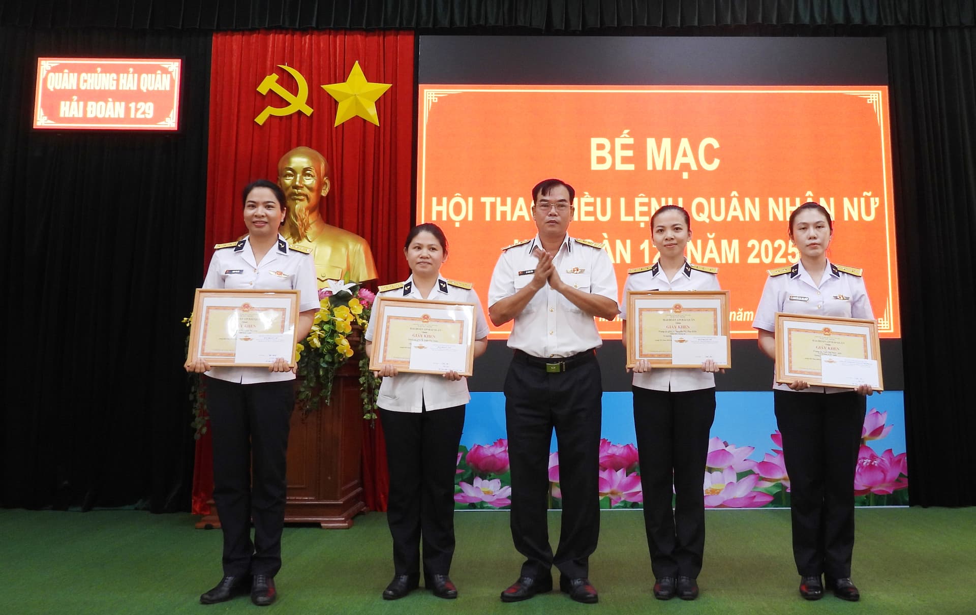 Hải đoàn 129: Hội thao điều lệnh quân nhân nữ năm 2025