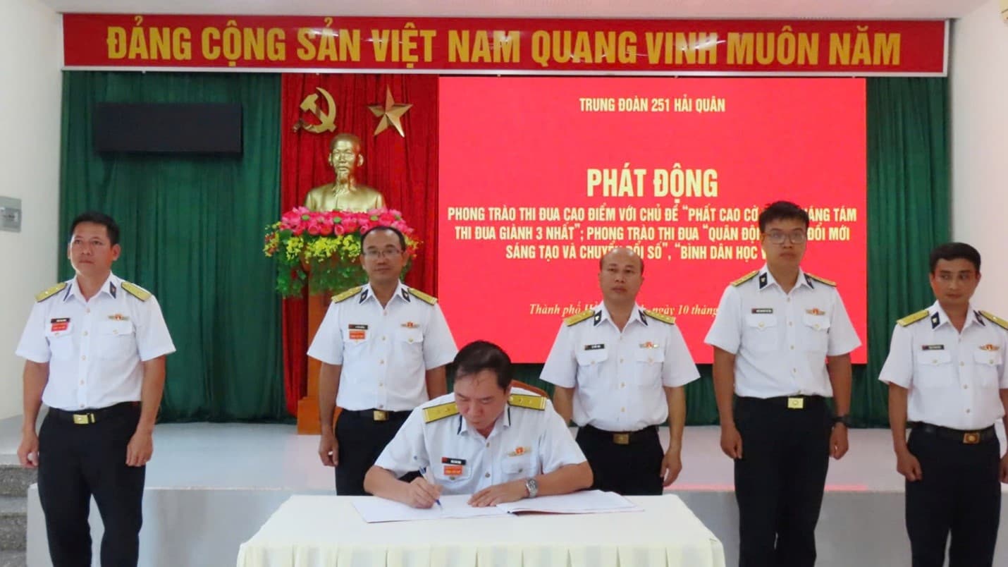 Trung đoàn 251 phát động các phong trào thi đua