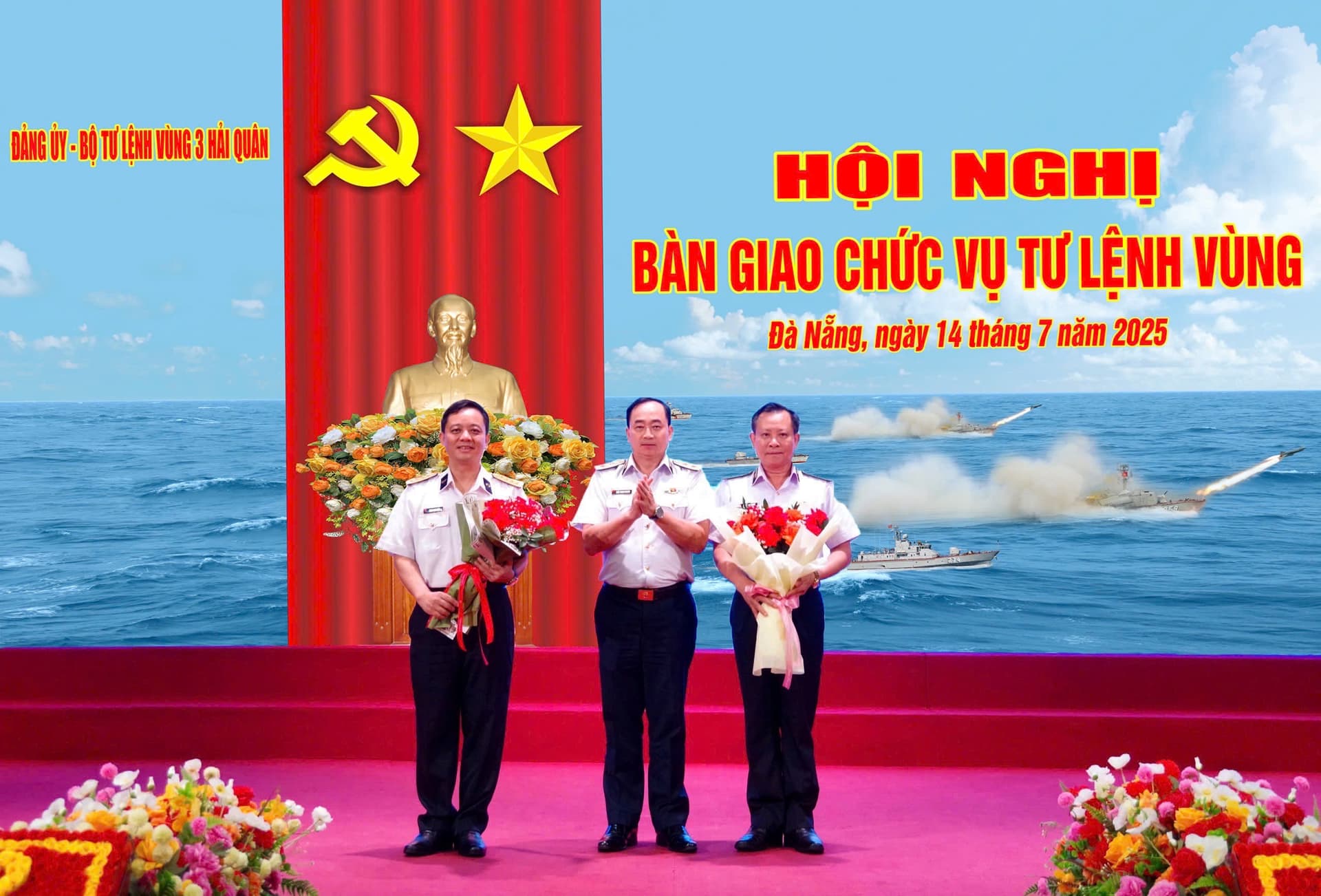 Bàn giao chức vụ Tư lệnh Vùng 3 Hải quân