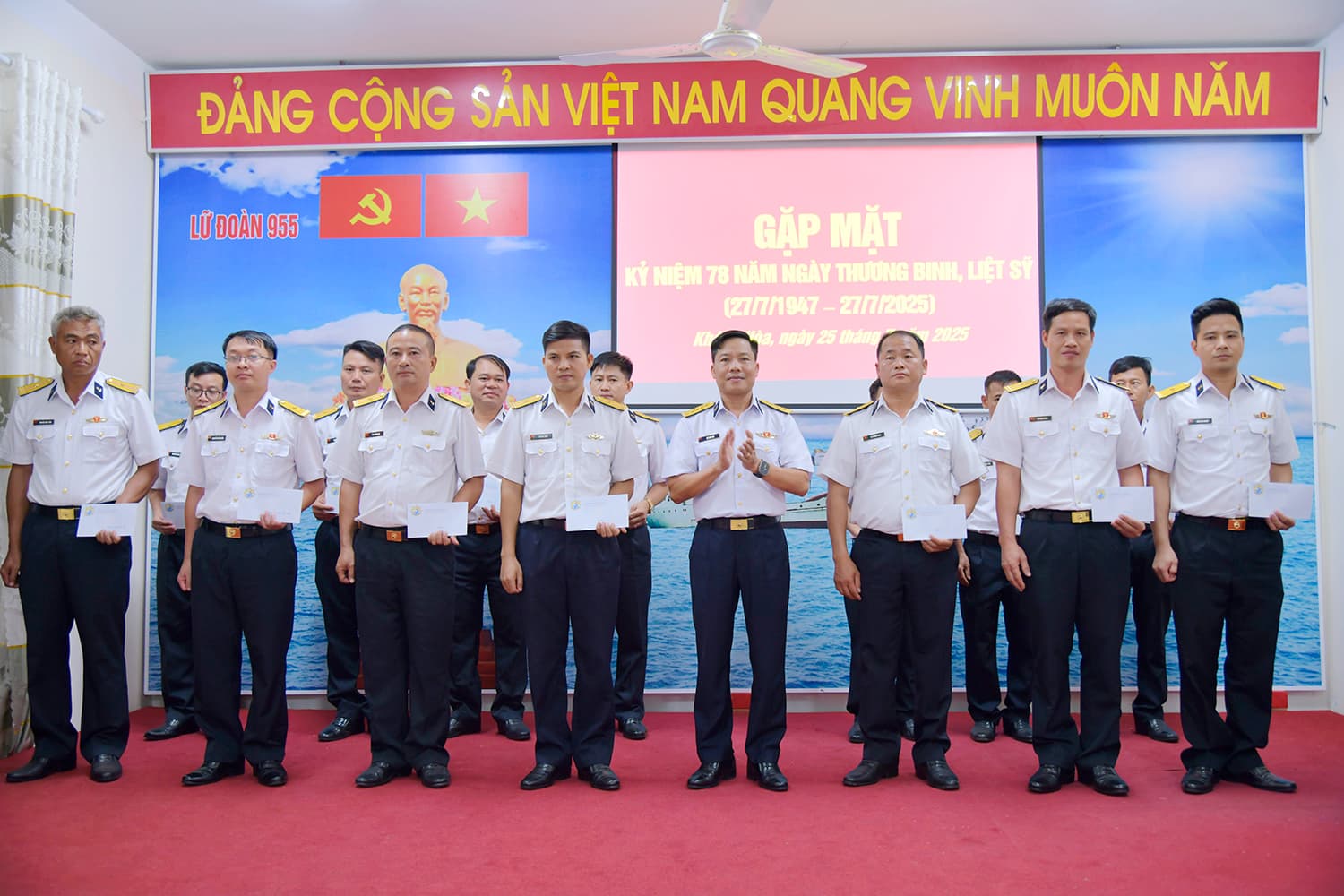 Lữ đoàn 955: Gặp mặt tri ân Ngày thương binh, liệt sĩ