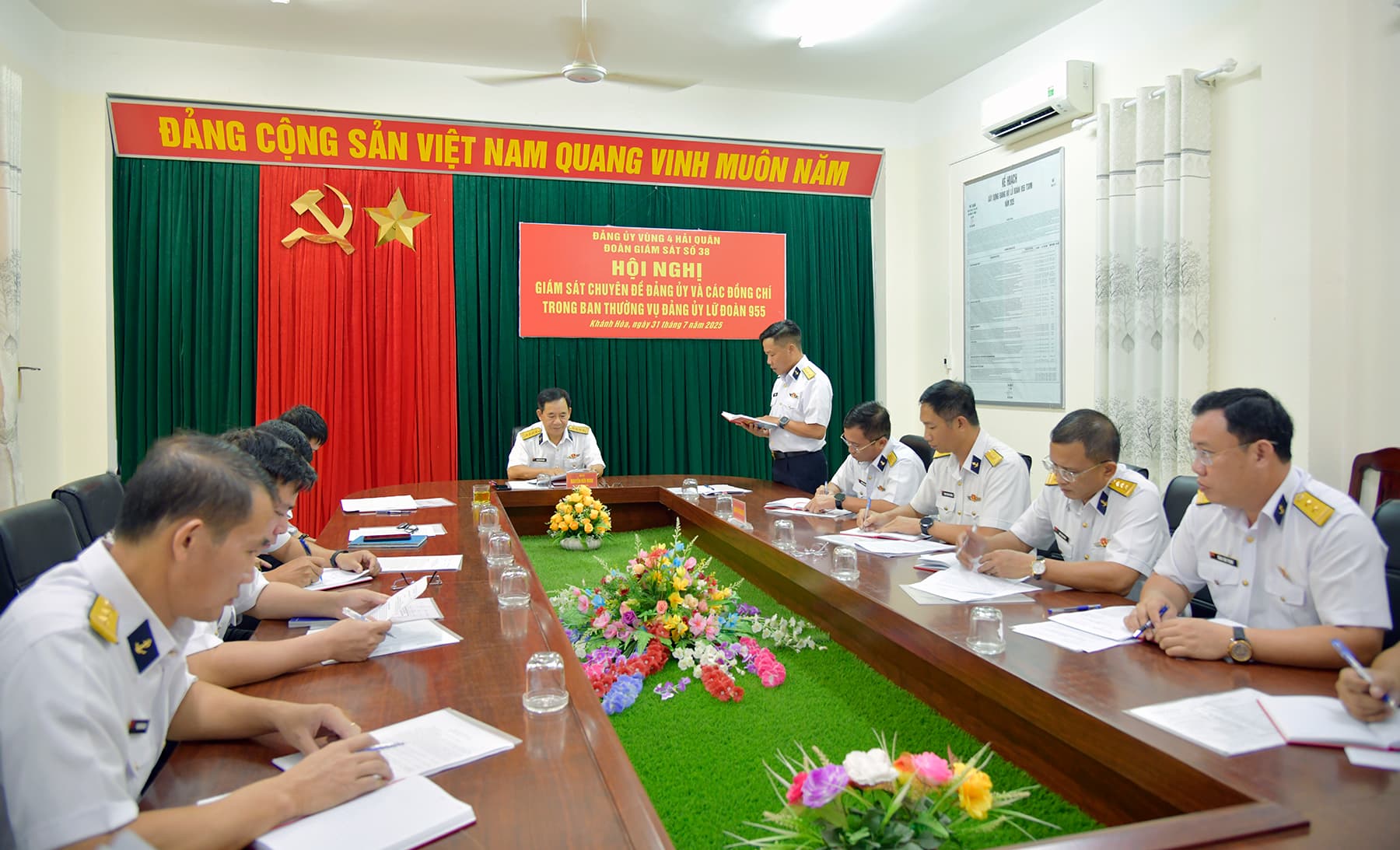 Vùng 4 giám sát chuyên đề đối với Đảng ủy Lữ đoàn 955