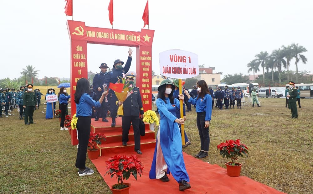 Lễ giao, nhận quân năm 2022: Trang trọng, nhanh gọn, bảo đảm an toàn phòng, chống dịch