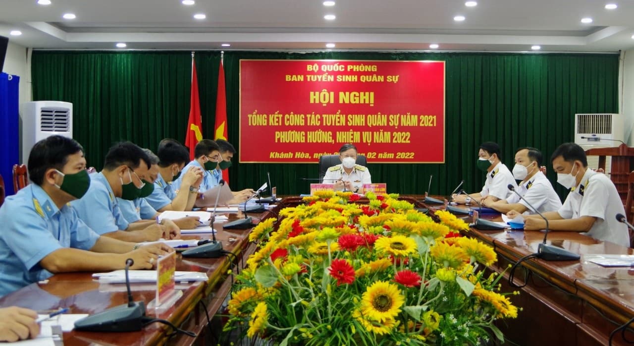 Học viện Hải quân tham dự Hội nghị trực tuyến tổng kết công tác tuyển sinh năm 2021