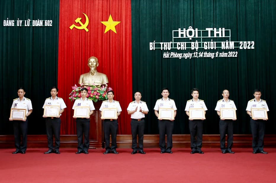 Đảng ủy Lữ đoàn 602: Hội thi bí thư chi bộ giỏi năm 2022