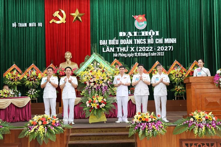 Bộ Tham mưu Hải quân tổ chức Đại hội đại biểu Đoàn TNCS Hồ Chí Minh lần thứ X