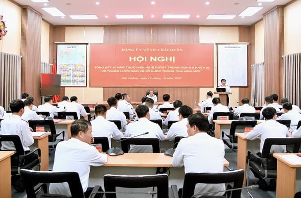 Đảng ủy Vùng 1: Tổng kết 10 năm thực hiện Nghị quyết Trung ương 8 Khóa XI về Chiến lược bảo vệ Tổ quốc trong tình hình mới