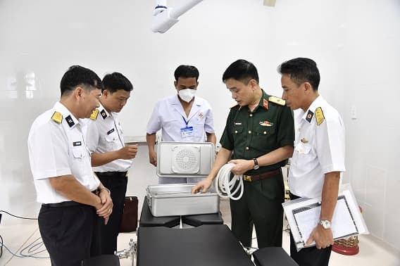 Kiểm tra toàn diện công tác quân y tại Đội điều trị 78