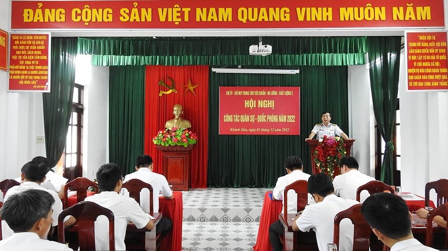 Trung tâm Tiêu chuẩn – Đo lường – Chất lượng 3: Hội nghị công tác quân sự - quốc phòng năm 2022