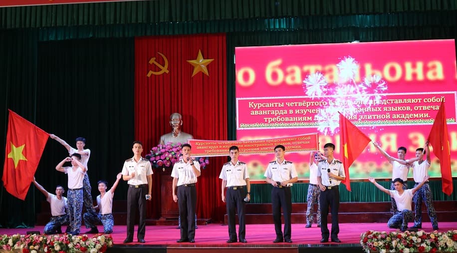 Học viện Hải quân tổ chức đêm Gala tiếng Nga