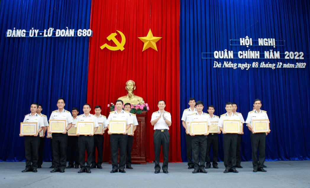 Lữ đoàn 680 tổ chức Hội nghị Quân chính năm 2022