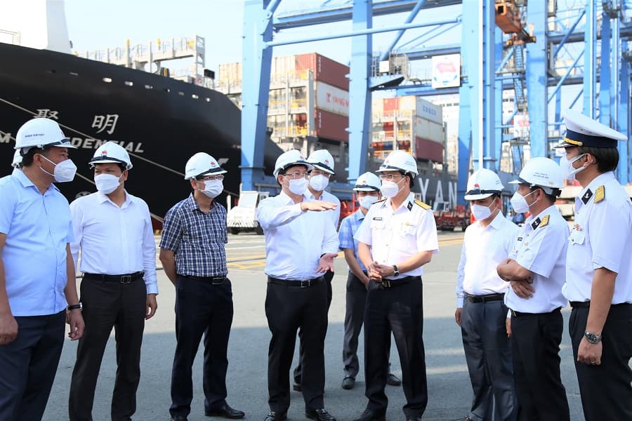 Đoàn công tác tỉnh Thanh Hóa: Thăm và làm việc tại Tổng công ty Tân cảng Sài Gòn