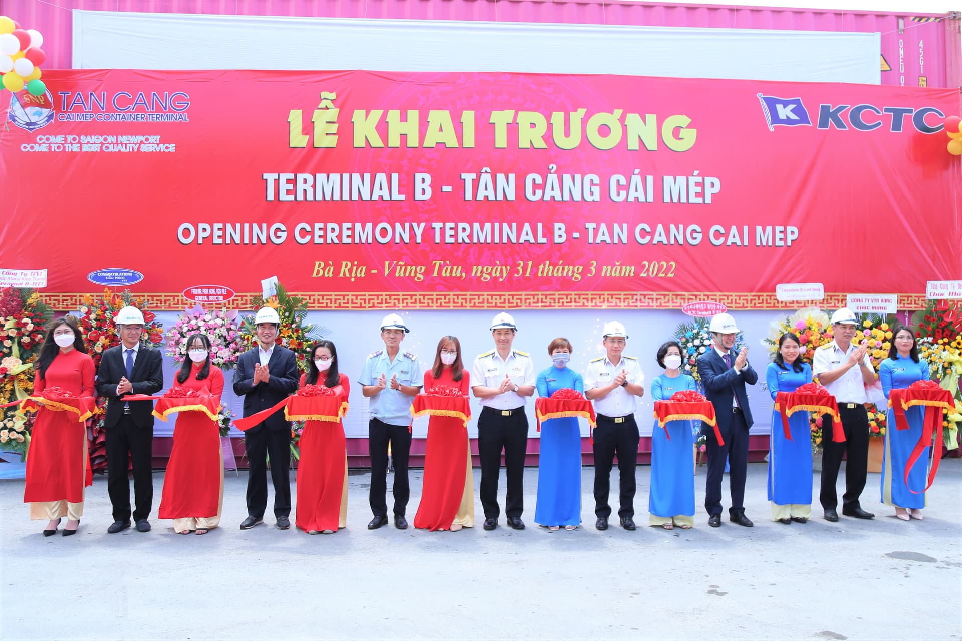 Khai trương Terminal B -Tân cảng Cái Mép