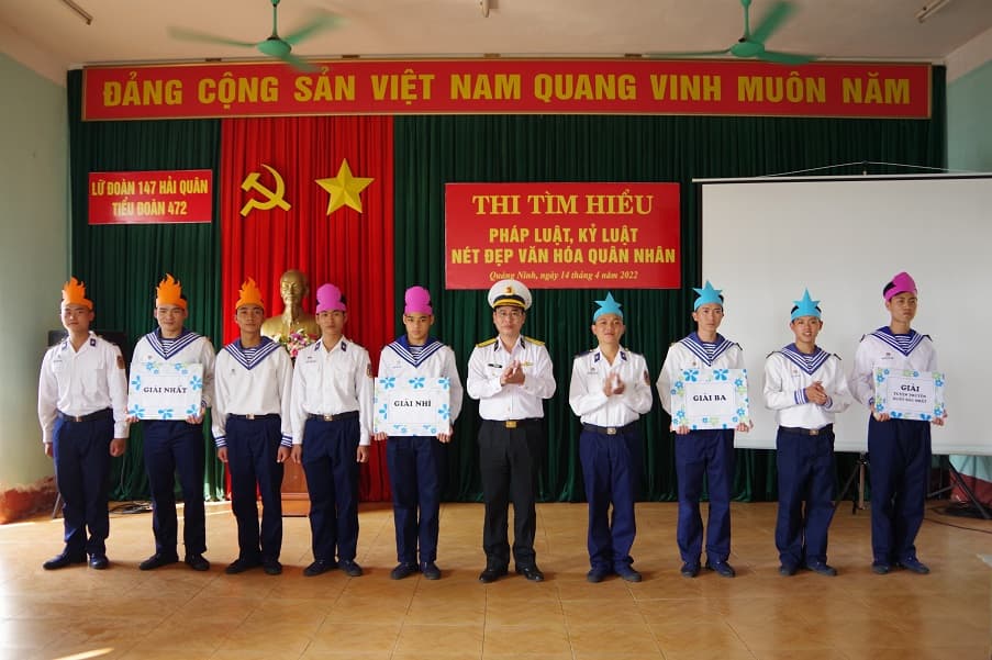 Lữ đoàn 147: Thi tìm hiểu pháp luật, kỷ luật và nét đẹp văn hóa quân nhân