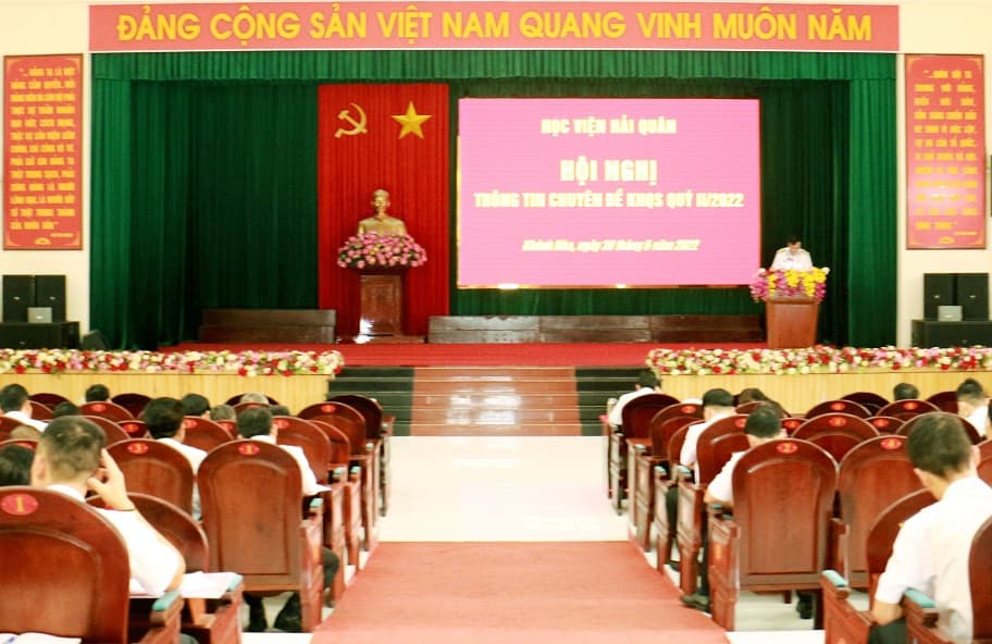 Học viện Hải quân thông tin chuyên đề khoa học quân sự cho cán bộ, giảng viên, học viên sau đại học