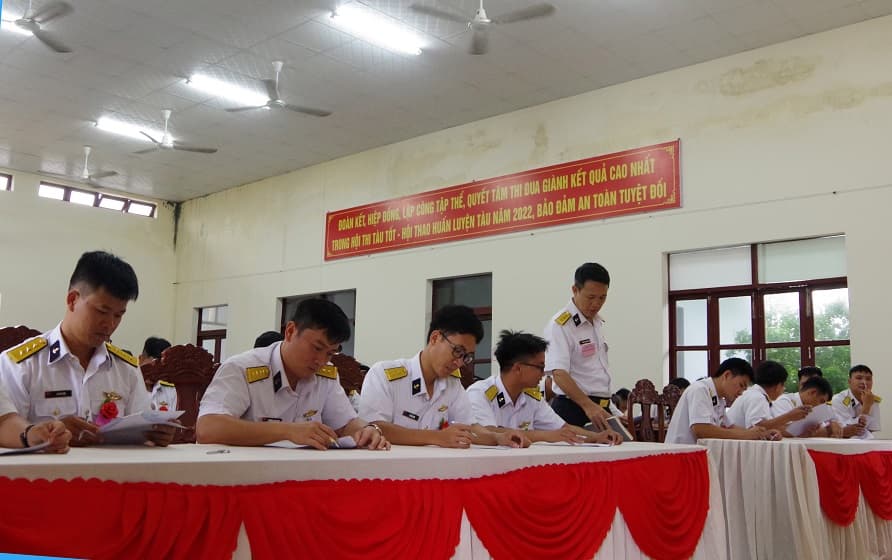 Lữ đoàn 127: Hội thi tàu tốt, hội thao huấn luyện tàu năm 2022