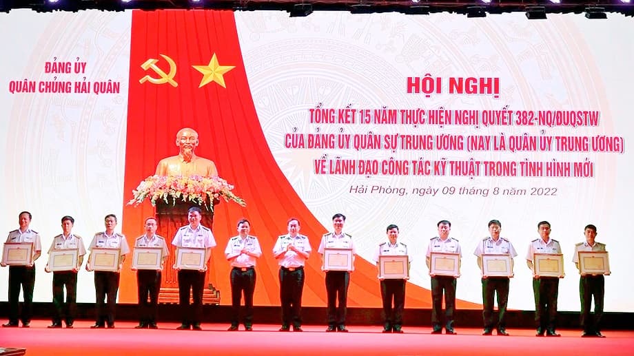 Đảng ủy Quân chủng Hải quân: Tổng kết 15 năm thực hiện nghị quyết về lãnh đạo công tác kỹ thuật trong tình hình mới