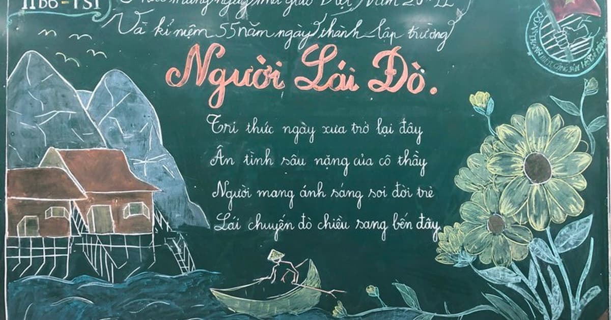 Ân tình phấn trắng, bảng đen