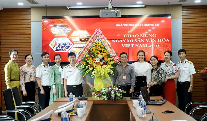 Vùng 3 chúc mừng Nhà trưng bày Hoàng Sa nhân Ngày di sản văn hóa Việt Nam