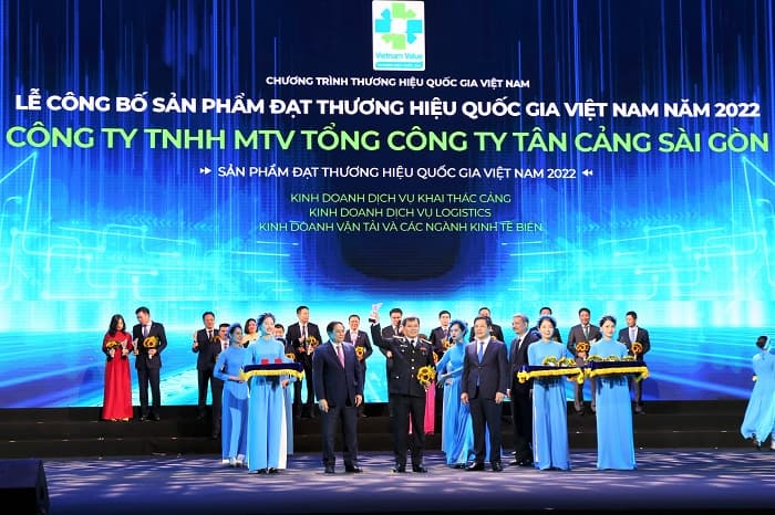 Tổng công ty Tân cảng Sài Gòn lần thứ 7 liên tiếp đạt Thương hiệu Quốc gia