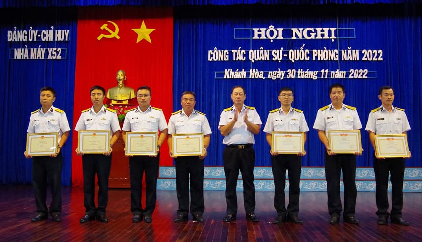 Nhà máy X52: Hội nghị công tác quân sự - quốc phòng năm 2022