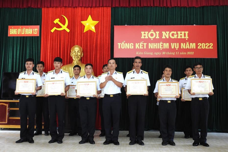 Lữ đoàn 127 tổng kết nhiệm vụ năm 2022