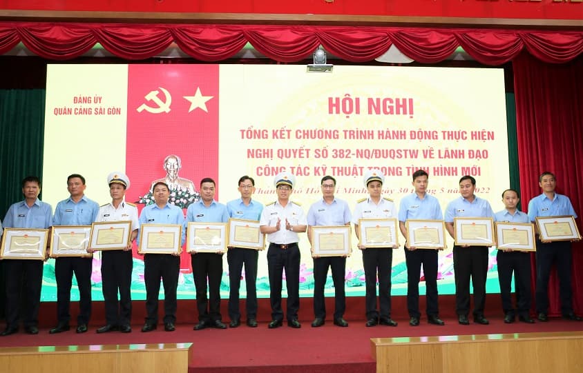 Đảng ủy Quân cảng Sài Gòn tổng kết 15 năm thực hiện Nghị quyết 382