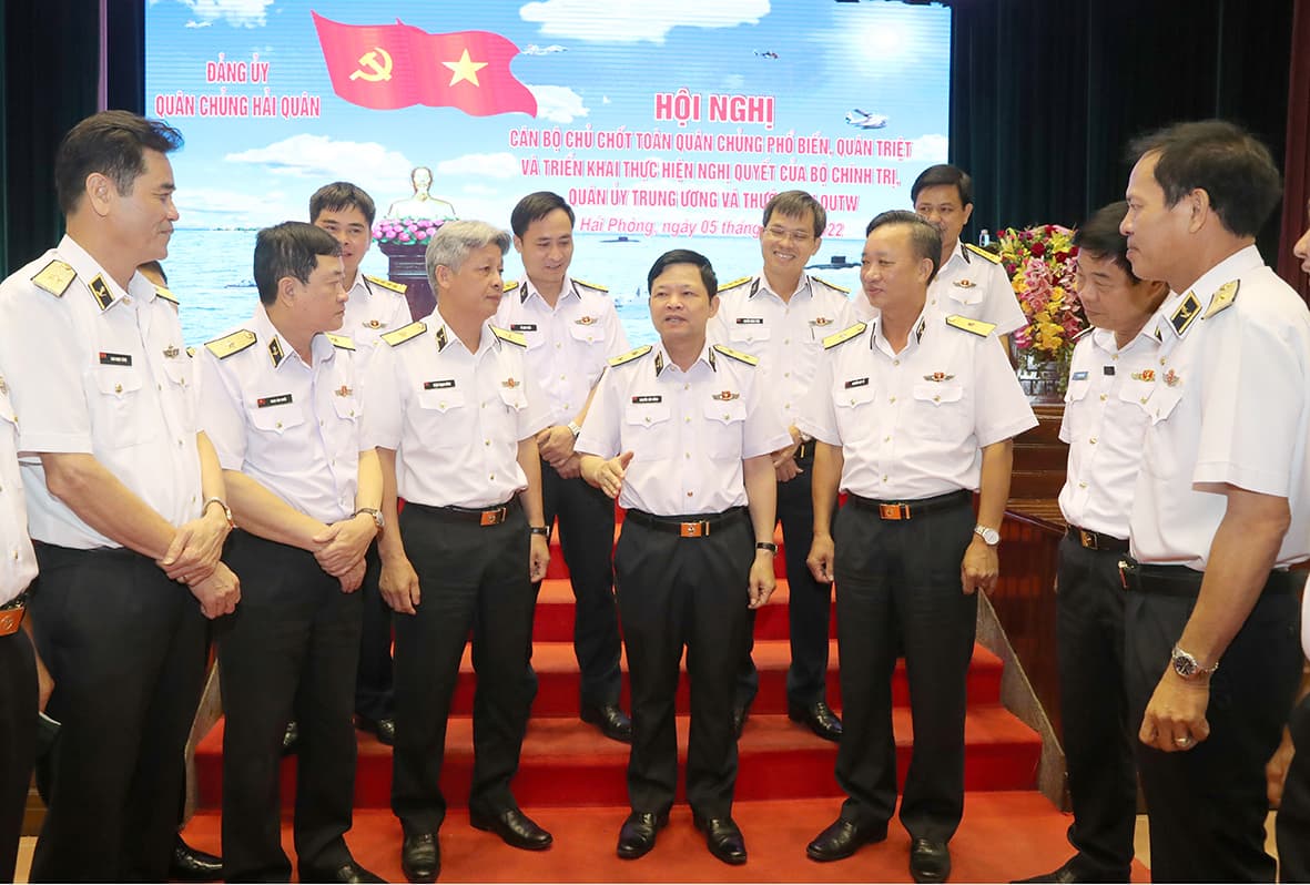 Đảng ủy Quân chủng Hải quân: Triển khai nghị quyết của Bộ Chính trị, Quân ủy Trung ương và Thường vụ Quân ủy Trung ương