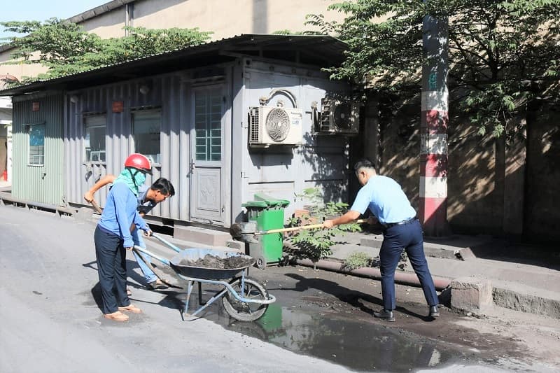 Tân cảng miền Trung chung tay bảo vệ môi trường xanh, sạch, đẹp